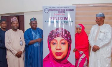 Khalifa Isyaku Rabi’u University VC Congratulates Bursar on CITN Fellowship Achievement