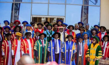 NSUK Vice-Chancellor Attends Bingham University’s 5th Combined Convocation Ceremony