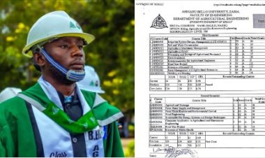 Naziru Halilu Graduates with First-Class Honors (4.77 CGPA) from ABU's Agricultural Engineering