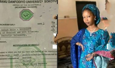 Zainab Sambo Bello Graduates with First Class from Usman Danfodiyo University