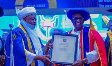 Borno State University's Pro-Chancellor, Alh. (Dr) Muhammadu Indimi, Receives Honorary Doctorate from University of Ibadan