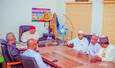 Honourable Commissioner Leads Galaxy Backbone Delegation on Courtesy Visit to North-Eastern University, Gombe