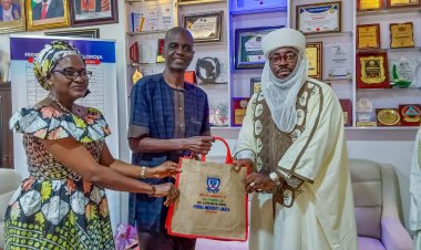 Ejeh Ankpa Pays Courtesy Visit to FULOKOJA, Commends VC Prof. Olayemi Akinwumi