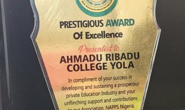 Ahmadu Ribadu College Honored with Prestigious Award of Excellence by NAPPS Adamawa