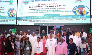 NOUN Hosts BSN Symposium, VC Peters Praises Biotech’s Impact on Agriculture, Healthcare