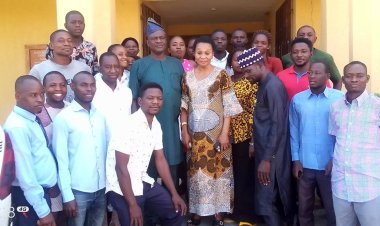 Casual Staff of Demonstration Secondary School and College Visit Acting Provost, Chief Mrs. Tarpael Ukwase