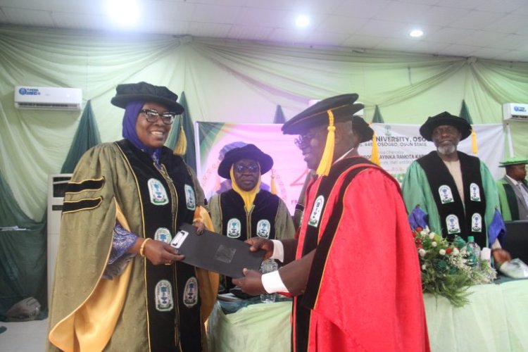 Professor Abdullateef Usman Delivers Insightful Inaugural Lecture on Nigeria's Economic Future at Fountain University