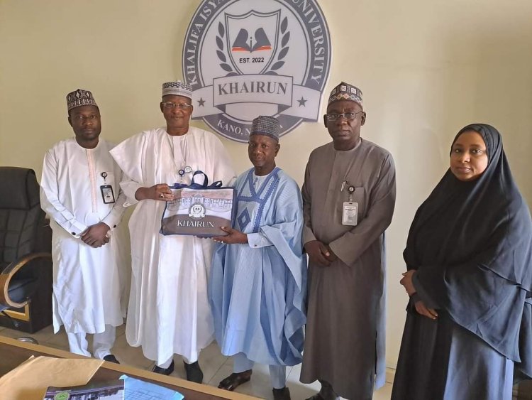 Khalifa Isyaku Rabiu University Hosts Ghari College of Education Delegation