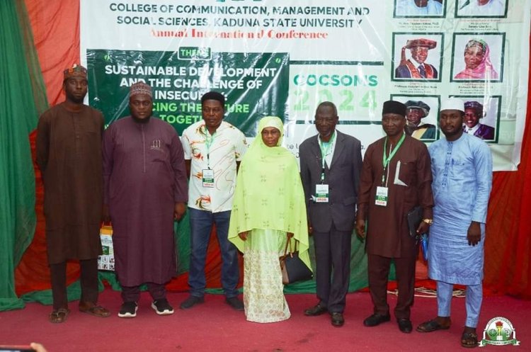 Kaduna State University Hosts COCSOMS Conference on Insecurity, Sustainable Development