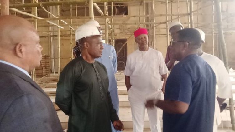 ESUT Governing Council Inspects 1000-Capacity Barr. Dr. Peter Ndubisi Mbah Auditorium