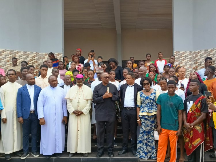 Peter Obi Donates 50 Million Naira to Peter University, Advocates for Education as Key to Nigeria's Progress