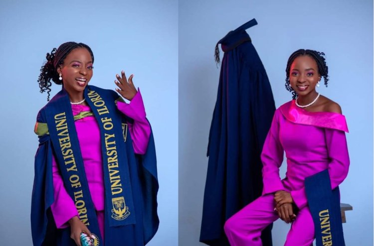 UNILORIN Graduate Who Started with 1.3 CGPA Bags First Class Degree