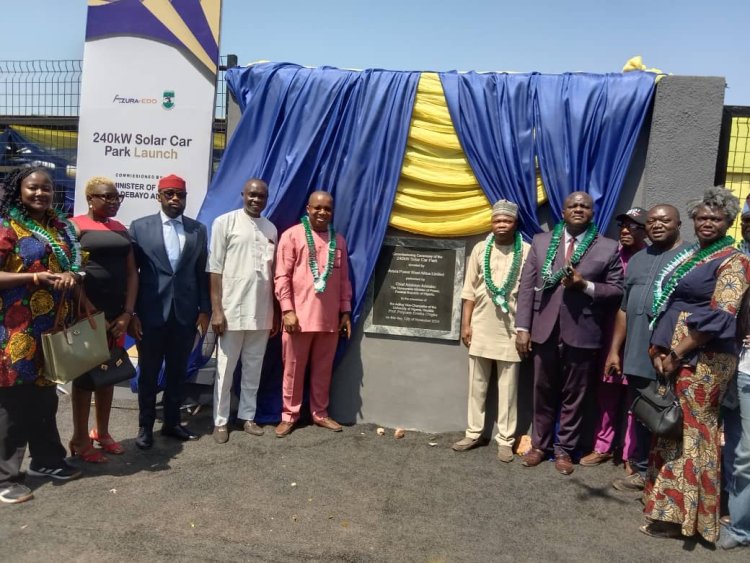 FG Commends Azura Power for Donating 240kw Solar Car Park to UNN