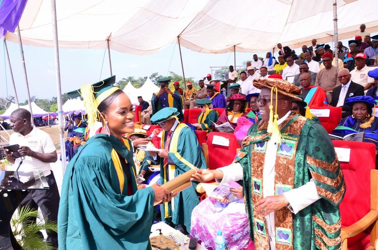 546 Students to Graduate, 27 Achieved First-Class Honor Highest We’ve Awarded In a Single Year - GOUNI VC Prof. Anieke