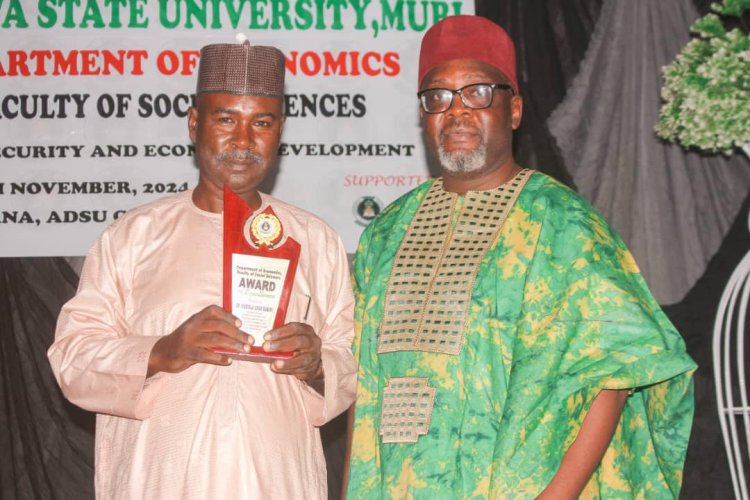 Adamawa State University, Mubi Honors Dr. Murtala Umar Babayi with Award of Excellence