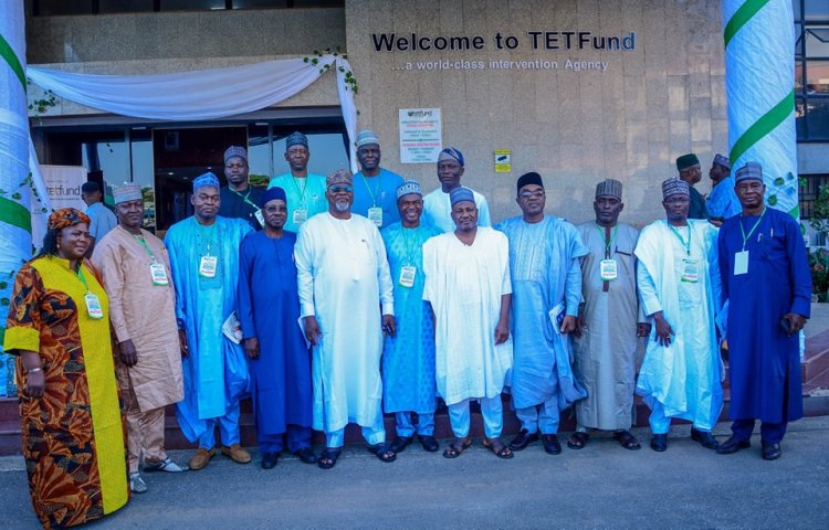 Borno State University Vice-Chancellor Leads Team to TETFUND Strategic Engagement