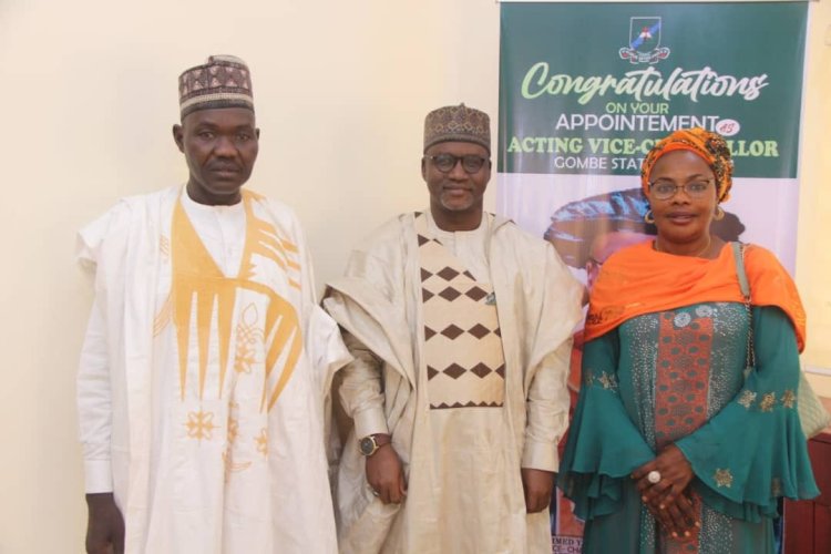 Gombe State University Acting Vice-Chancellor Welcomes Commissioners for Higher Education and Women Affairs