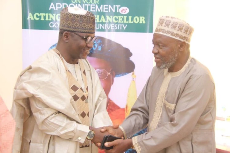 Sheikh Adamu Mohammad Dokoro Congratulates Gombe State University's Acting Vice-Chancellor