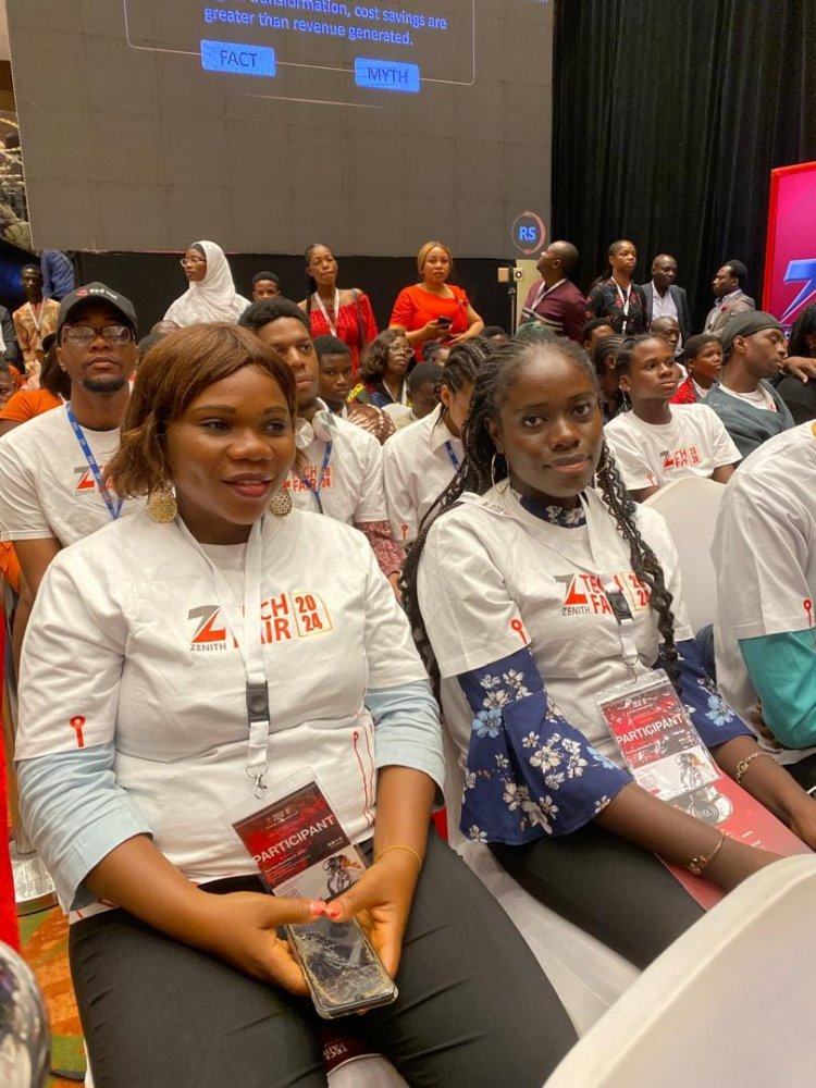 Augustine University Engages AI and Digital Transformation at Zenith Bank Tech Fair 2024