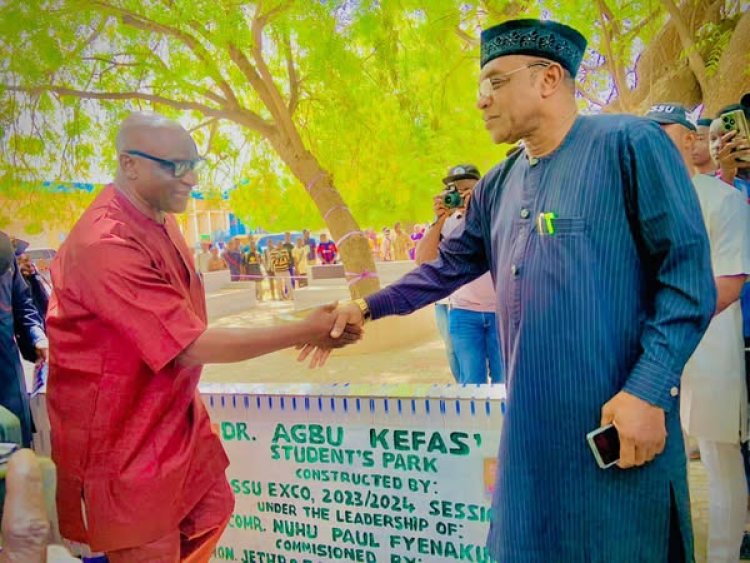 Taraba State University Commissions Dr. Agbu Kefas Students Park