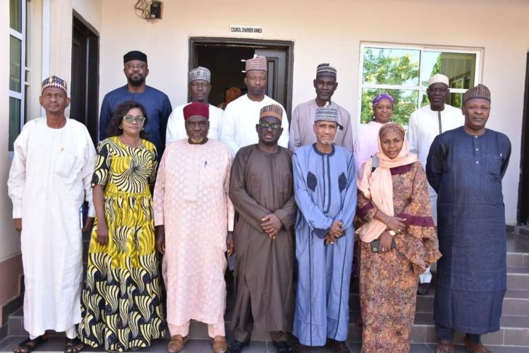 UNIMAID VC Hosts NUC Accreditation Team for MBA, MSc. Accounting Programs