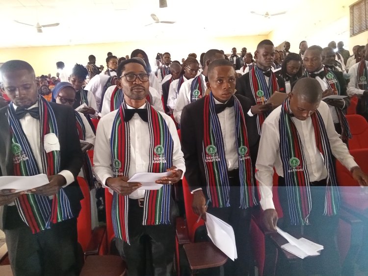 Benue State University Hosts Maiden Induction Ceremony for Certified Counsellors