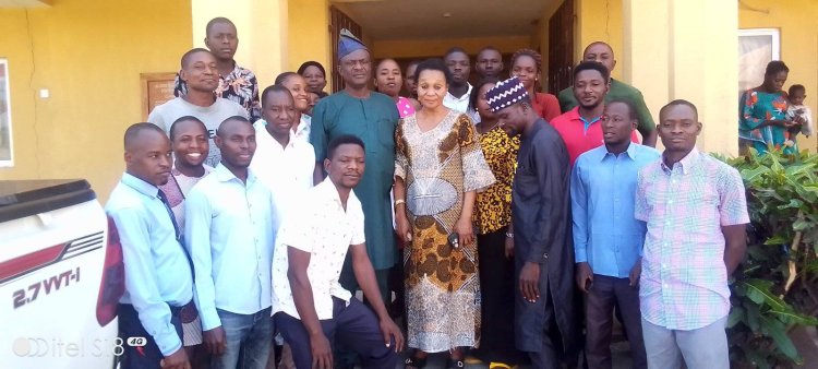 Casual Staff of Demonstration Secondary School and College Visit Acting Provost, Chief Mrs. Tarpael Ukwase