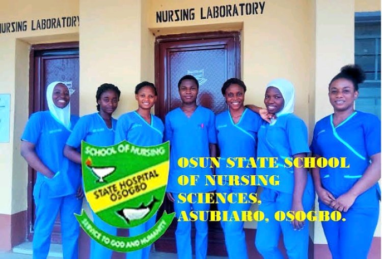 Osun College of Nursing Sciences Begins Admission for 2024/2025 Session