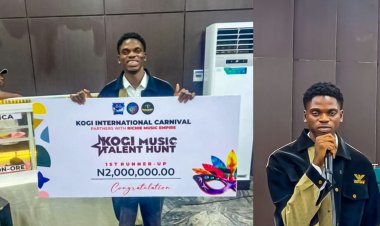 FULOKOJA Student Daniel Oche Wins N2 Million at Kogi International Carnival Music Competition