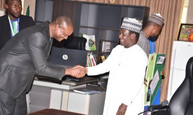 UNIMAID Vice-Chancellor Hosts Fidelity Bank Staff on Courtesy Visit