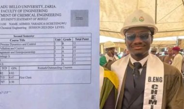 Meet Ahmed Yaradua Ochetengwu, Chemical Engineering First-Class Graduate from Ahmadu Bello University