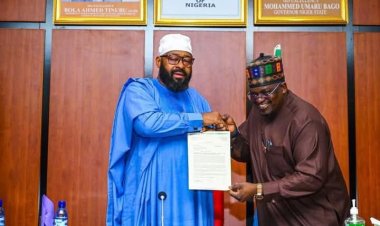 Gov Umaru Bago Receives Letter Recognizing Abubakar Abdulsalami University of Agriculture & Climate Action Mokwa