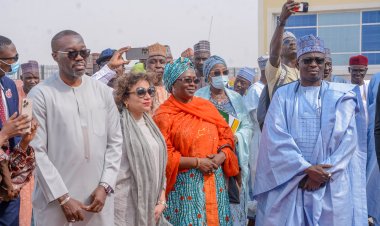 Borno State University VC Prof Gutti Babagana and Others Welcome World Bank Country Director to Maiduguri