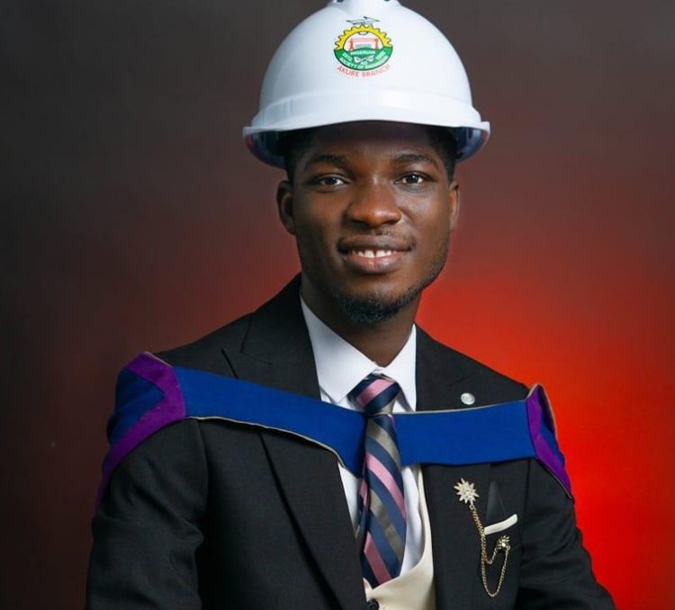 Meet FUTA Graduate, Johnbull Anuoluwapo Vitowanu, Who Maintained a 5.0 GPA From 200 Level to 500 Level