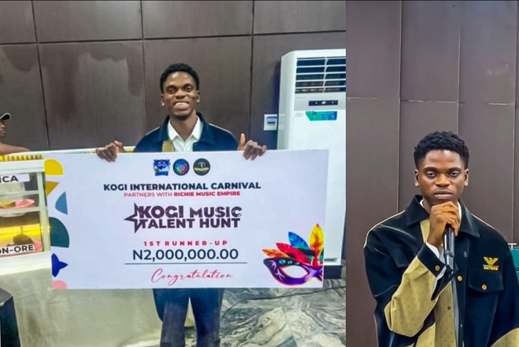 FULOKOJA Student Daniel Oche Wins N2 Million at Kogi International Carnival Music Competition