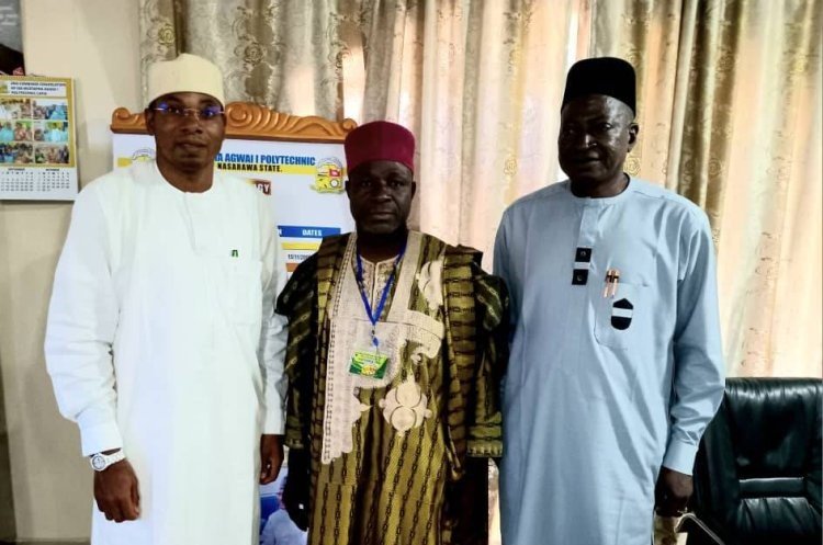 Chief Joseph Audu Dallah Visits Acting Rector Dr. Nurudeen Mu'azu Maifata at IMAP Lafia