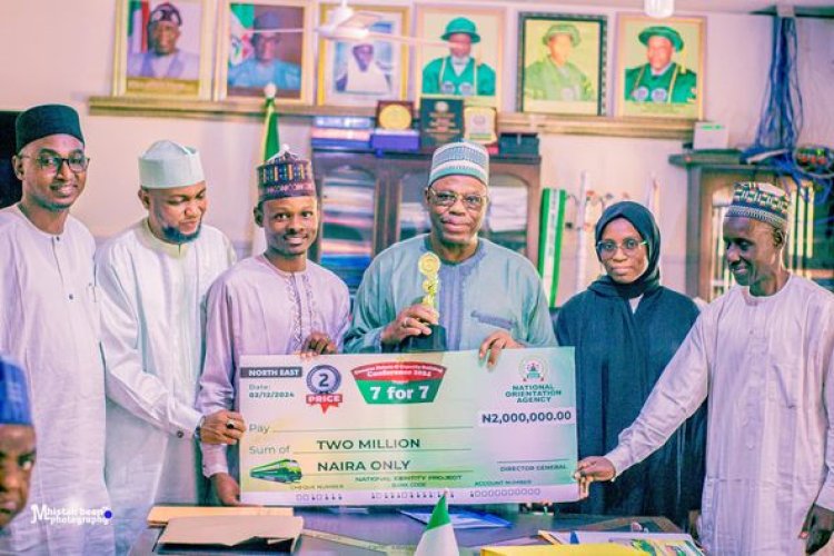 Yobe State University Students Win National Orientation Agency Contest, Secure ₦2 Million Prize