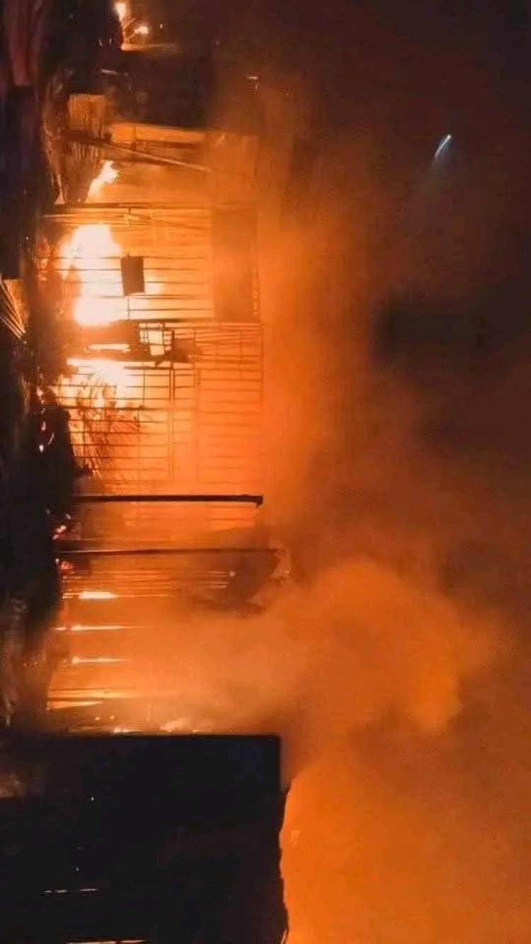 NUYOSS Yobe State University Damaturu Chapter, Sympathizes with Victims of Bayan Tasha Fire Outbreak