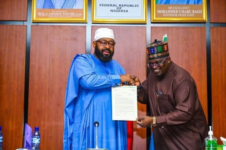 Gov Umaru Bago Receives Letter Recognizing Abubakar Abdulsalami University of Agriculture & Climate Action Mokwa