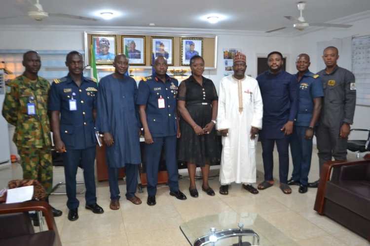 NOUN Coordinator Visits NAF Base Commander in Kaduna