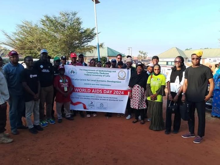 FULafia Joins Nasarawa State in World AIDS Day 2024 Celebration