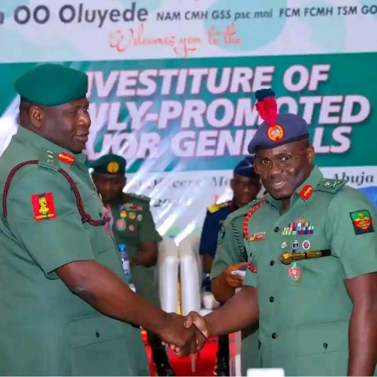 Nigerian Defence Academy Directors Honored with New Ranks in Prestigious Ceremony