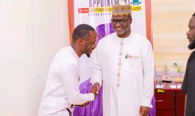 YOULEAD360 Team Pays Courtesy Visit to Gombe State University Acting Vice Chancellor