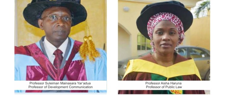 BUK Couple Makes History with Simultaneous Promotion to Professorial Rank