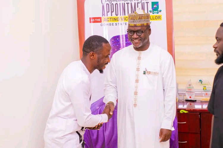 YOULEAD360 Team Pays Courtesy Visit to Gombe State University Acting Vice Chancellor