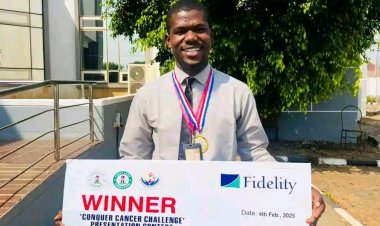University of Ilorin 500-level Student Aminu Habeeb Wins 2025 World Cancer Day Competition
