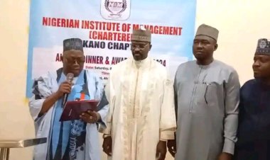 Northwest University Kano VC, DVC, and Registrar Honored with Prestigious Awards by Nigerian Institute of Management