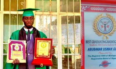 Usman Gimba Abubakar Emerges Overall Best Graduating Student in Medical Radiography at ABU Zaria