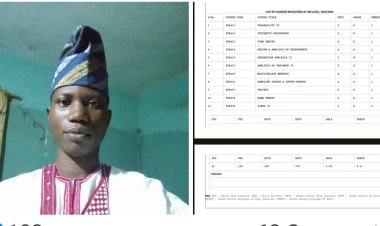 "I Studied from 9 to 9 Daily" – The Untold Story of UDUS First-Class Graduate, Akanbi Akeem Olamilekan
