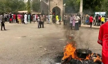 FUDMA Students Stage Protest Over Colleague's Killing by Civilian JTF